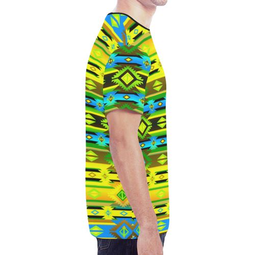 Adobe Midnight New All Over Print T-shirt for Men/Large Size (Model T45) New All Over Print T-shirt for Men/Large (T45) e-joyer