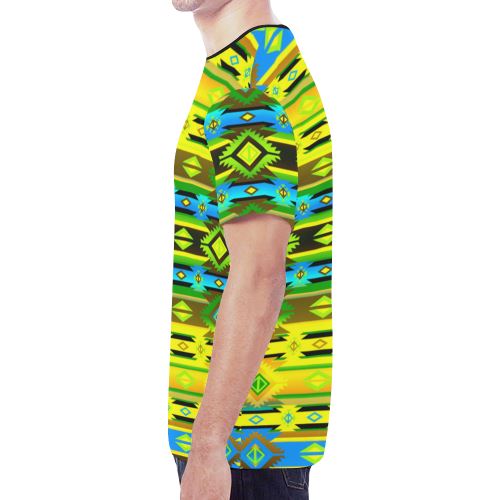 Adobe Midnight New All Over Print T-shirt for Men/Large Size (Model T45) New All Over Print T-shirt for Men/Large (T45) e-joyer