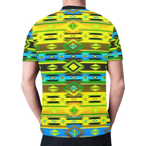 Adobe Midnight New All Over Print T-shirt for Men/Large Size (Model T45) New All Over Print T-shirt for Men/Large (T45) e-joyer