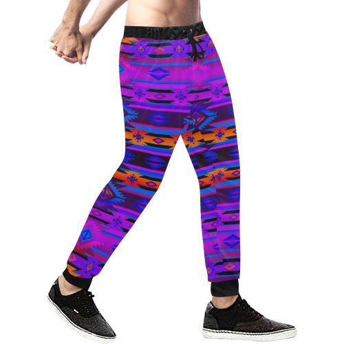 Adobe Morning Men's All Over Print Sweatpants (Model L11) Men's All Over Print Sweatpants (L11) e-joyer