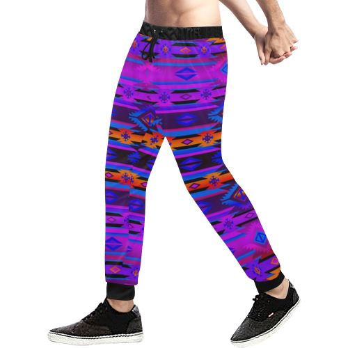 Adobe Morning Men's All Over Print Sweatpants (Model L11) Men's All Over Print Sweatpants (L11) e-joyer