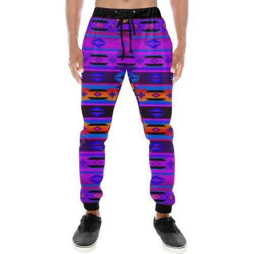 Adobe Morning Men's All Over Print Sweatpants (Model L11) Men's All Over Print Sweatpants (L11) e-joyer