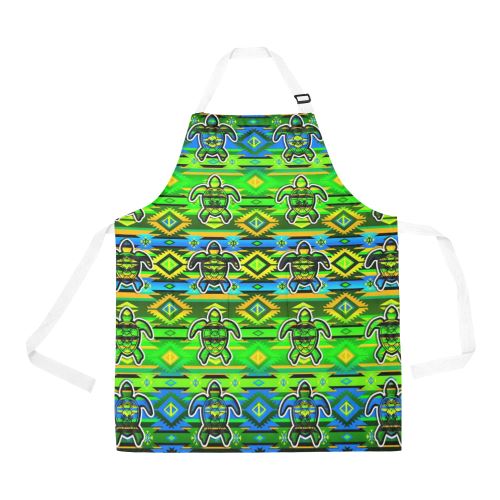 Adobe Nature Turtle All Over Print Apron All Over Print Apron e-joyer