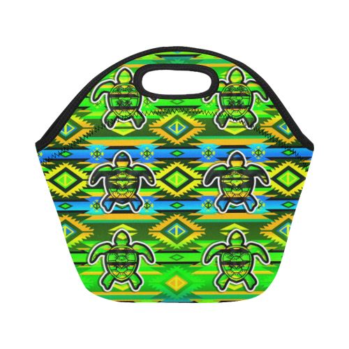 Adobe-Nature-Turtle Neoprene Lunch Bag/Small (Model 1669) Neoprene Lunch Bag/Small (1669) e-joyer
