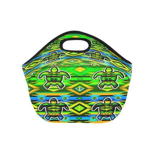 Adobe-Nature-Turtle Neoprene Lunch Bag/Small (Model 1669) Neoprene Lunch Bag/Small (1669) e-joyer