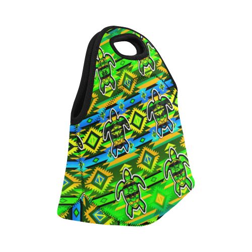 Adobe-Nature-Turtle Neoprene Lunch Bag/Small (Model 1669) Neoprene Lunch Bag/Small (1669) e-joyer