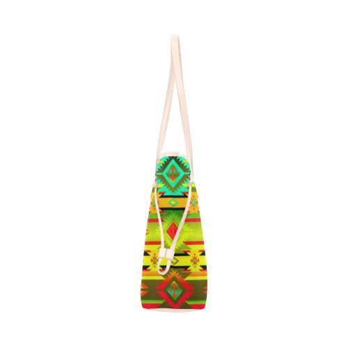 Adobe Sky Clover Canvas Tote Bag (Model 1661) Clover Canvas Tote Bag (1661) e-joyer