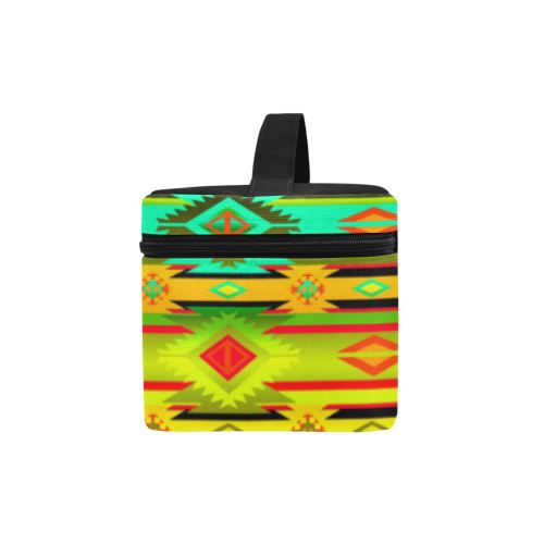 Adobe Sky Cosmetic Bag/Large (Model 1658) Cosmetic Bag e-joyer