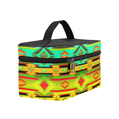 Adobe Sky Cosmetic Bag/Large (Model 1658) Cosmetic Bag e-joyer