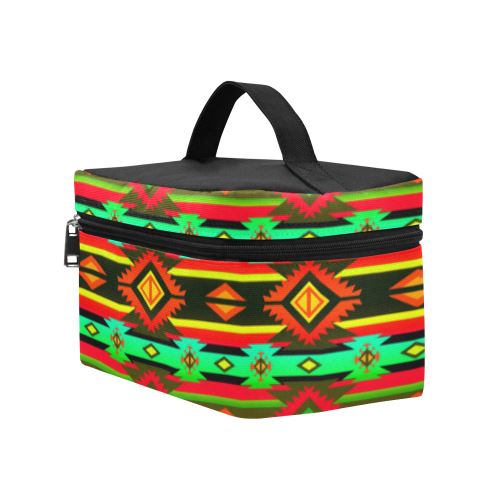 Adobe Sky Cosmetic Bag/Large (Model 1658) Cosmetic Bag e-joyer