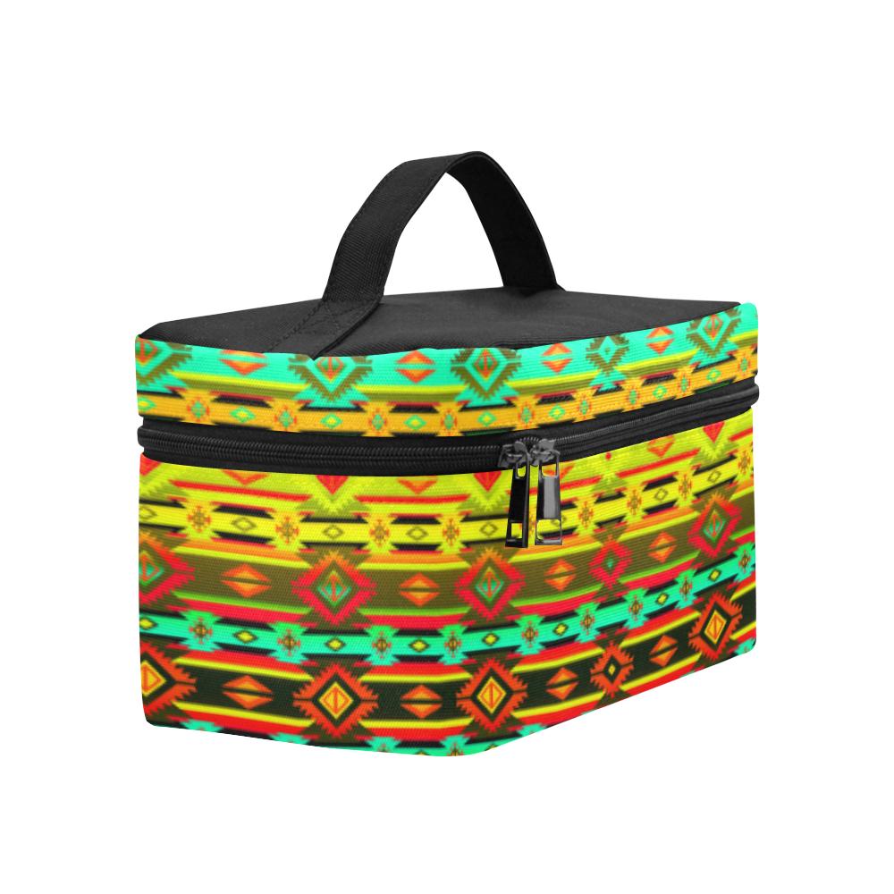 Adobe Sky Cosmetic Bag/Large (Model 1658) Cosmetic Bag e-joyer