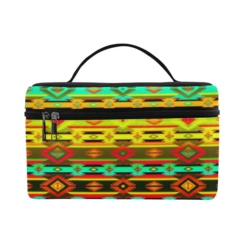 Adobe Sky Cosmetic Bag/Large (Model 1658) Cosmetic Bag e-joyer