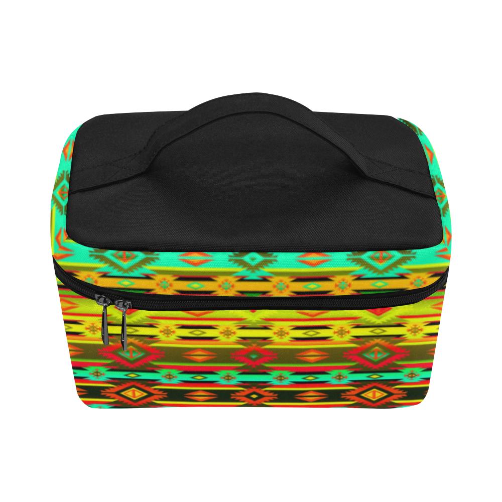 Adobe Sky Cosmetic Bag/Large (Model 1658) Cosmetic Bag e-joyer