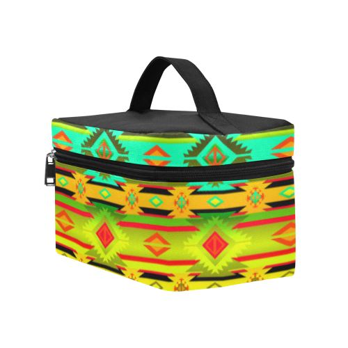 Adobe Sky Cosmetic Bag/Large (Model 1658) Cosmetic Bag e-joyer