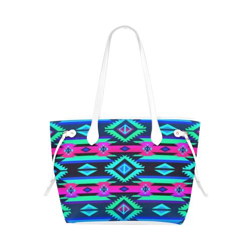 Adobe Sunset Clover Canvas Tote Bag (Model 1661) Clover Canvas Tote Bag (1661) e-joyer