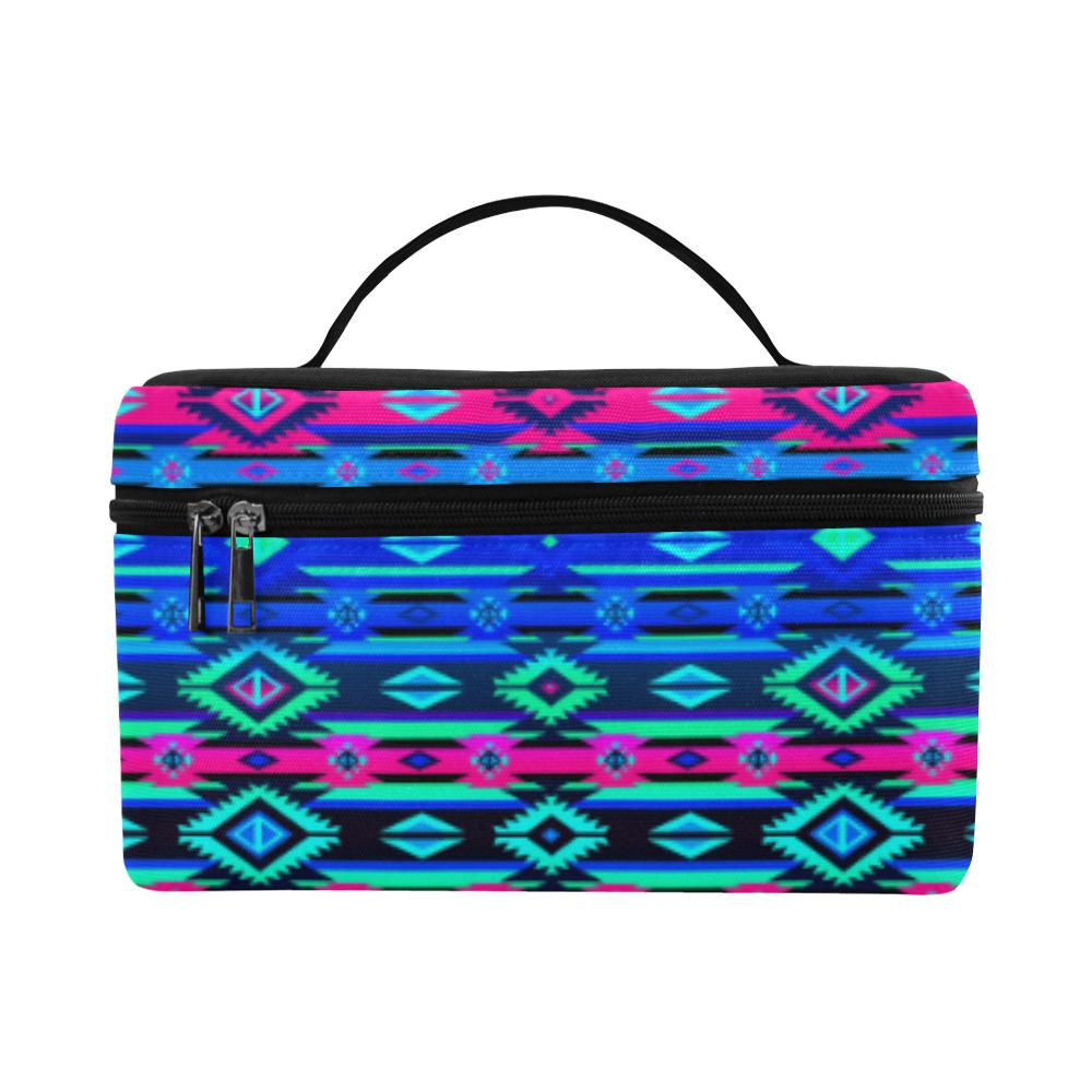 Adobe Sunset Cosmetic Bag/Large (Model 1658) Cosmetic Bag e-joyer