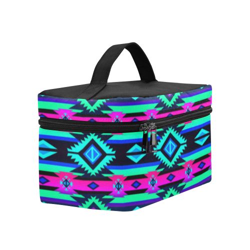 Adobe Sunset Cosmetic Bag/Large (Model 1658) Cosmetic Bag e-joyer