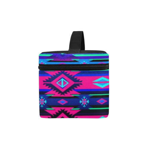 Adobe Sunset Cosmetic Bag/Large (Model 1658) Cosmetic Bag e-joyer