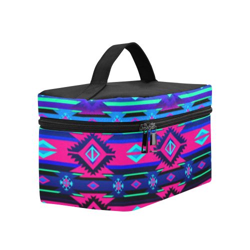 Adobe Sunset Cosmetic Bag/Large (Model 1658) Cosmetic Bag e-joyer