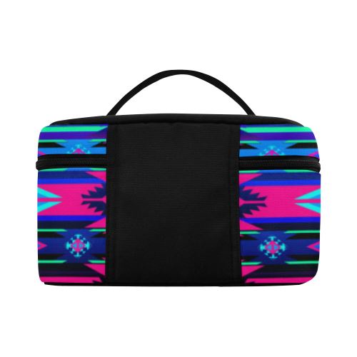 Adobe Sunset Cosmetic Bag/Large (Model 1658) Cosmetic Bag e-joyer