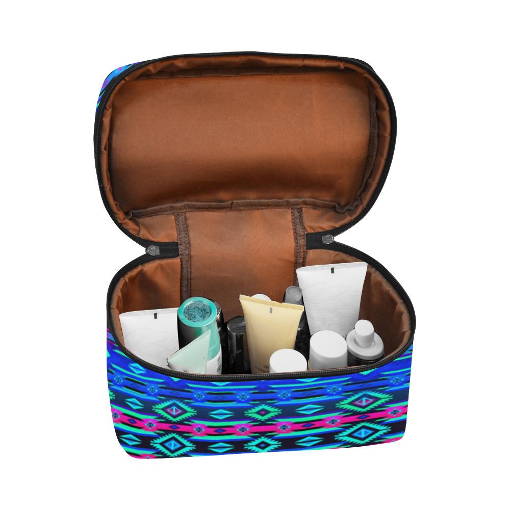 Adobe Sunset Cosmetic Bag/Large (Model 1658) Cosmetic Bag e-joyer