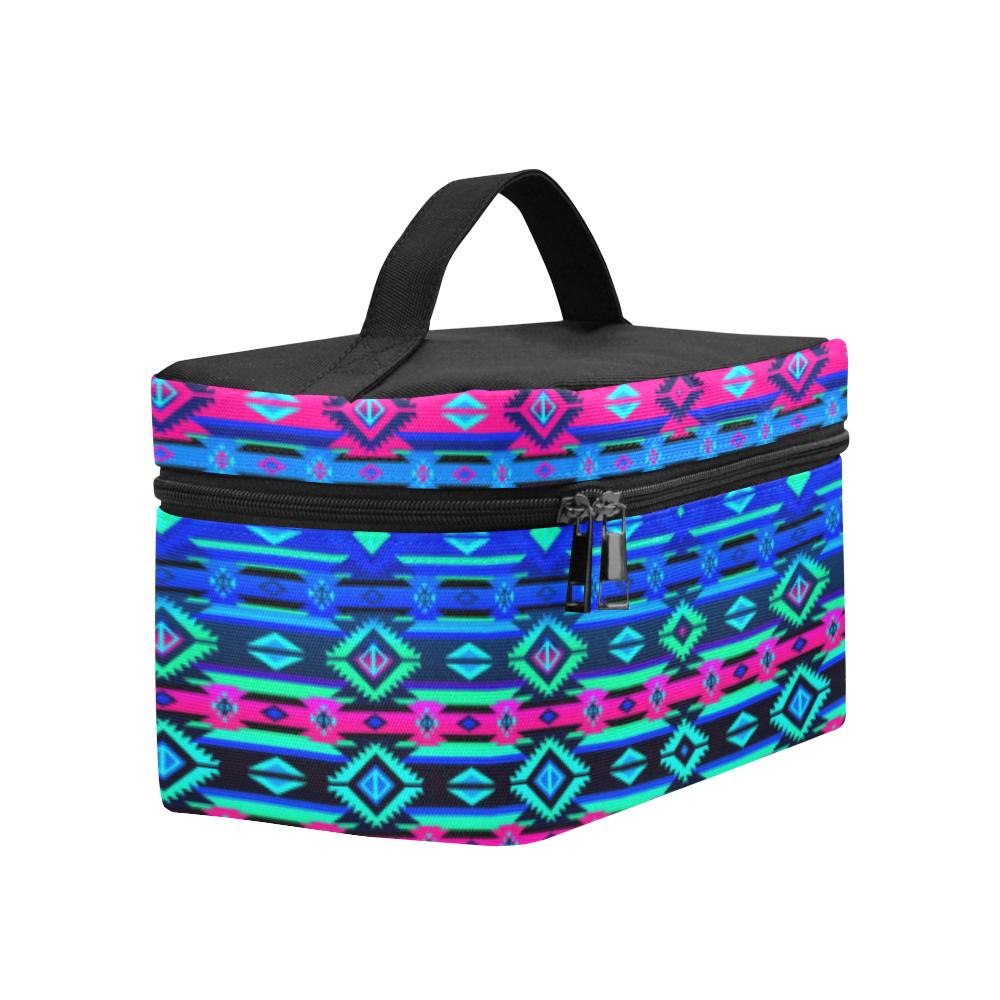 Adobe Sunset Cosmetic Bag/Large (Model 1658) Cosmetic Bag e-joyer