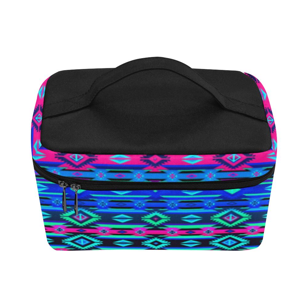 Adobe Sunset Cosmetic Bag/Large (Model 1658) Cosmetic Bag e-joyer
