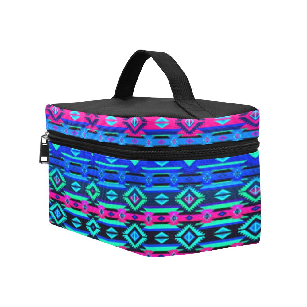 Adobe Sunset Cosmetic Bag/Large (Model 1658) Cosmetic Bag e-joyer