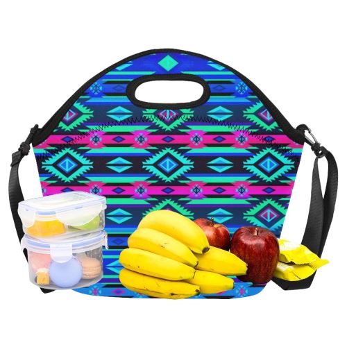 Adobe Sunset Neoprene Lunch Bag/Large (Model 1669) Neoprene Lunch Bag/Large (1669) e-joyer