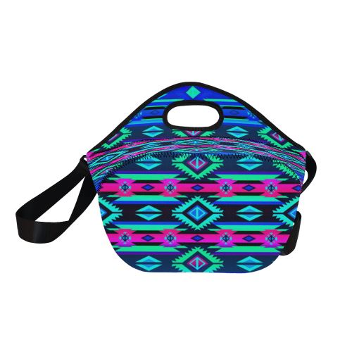 Adobe Sunset Neoprene Lunch Bag/Large (Model 1669) Neoprene Lunch Bag/Large (1669) e-joyer
