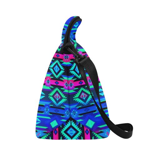 Adobe Sunset Neoprene Lunch Bag/Large (Model 1669) Neoprene Lunch Bag/Large (1669) e-joyer