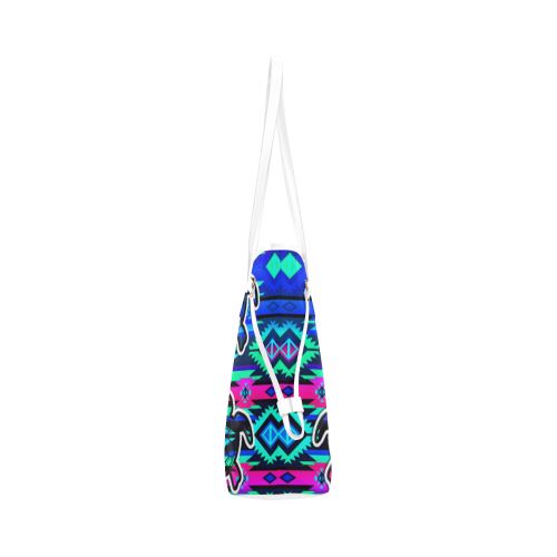 Adobe Sunset Turtle Clover Canvas Tote Bag (Model 1661) Clover Canvas Tote Bag (1661) e-joyer