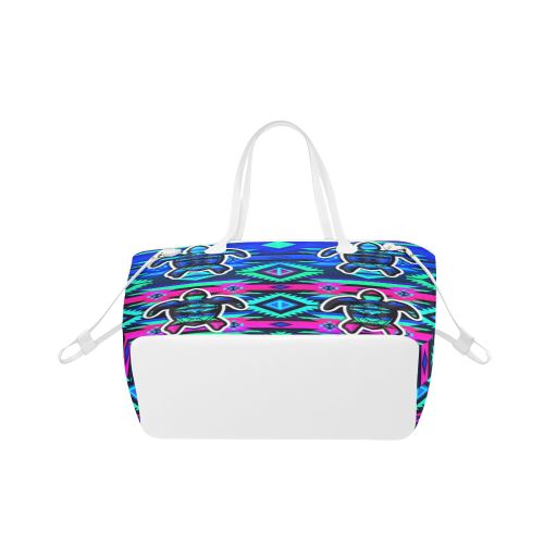 Adobe Sunset Turtle Clover Canvas Tote Bag (Model 1661) Clover Canvas Tote Bag (1661) e-joyer