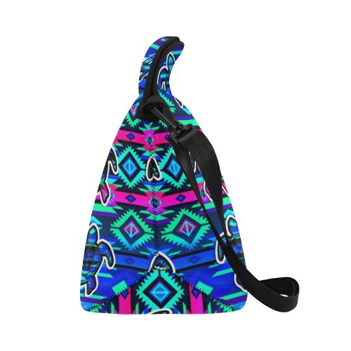 Adobe Sunset Turtle Neoprene Lunch Bag/Large (Model 1669) Neoprene Lunch Bag/Large (1669) e-joyer