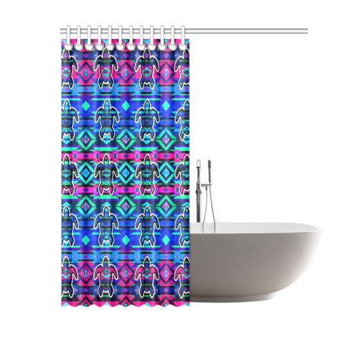 Adobe Sunset Turtle Shower Curtain 60"x72" Shower Curtain 60"x72" e-joyer