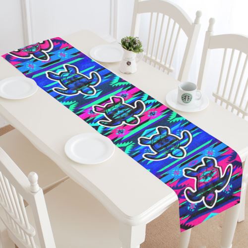 Adobe Sunset Turtle Table Runner 16x72 inch Table Runner 16x72 inch e-joyer