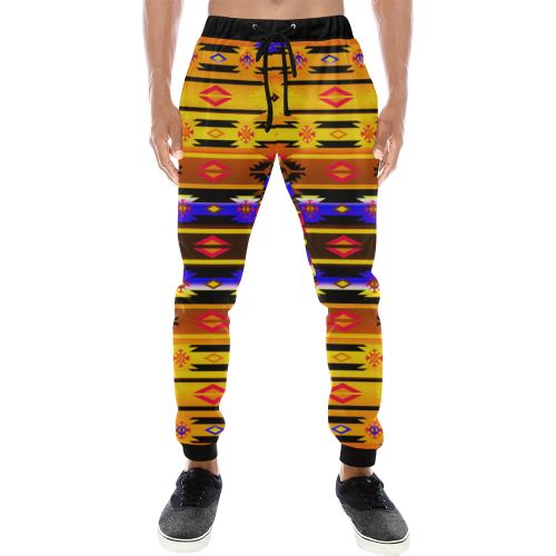 Adobe Sunshine Men's All Over Print Sweatpants (Model L11) Men's All Over Print Sweatpants (L11) e-joyer