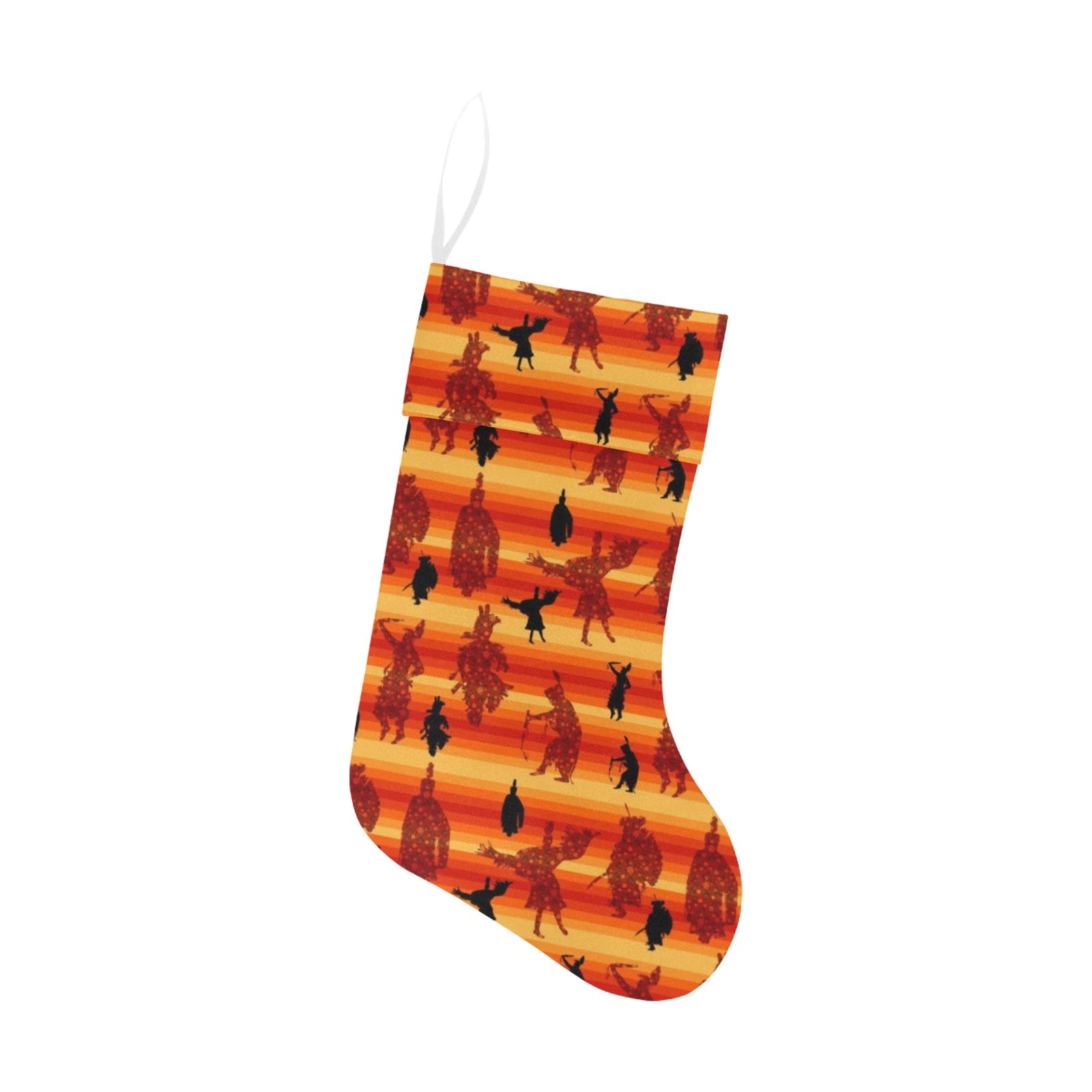 Dancers Brown Christmas Stocking