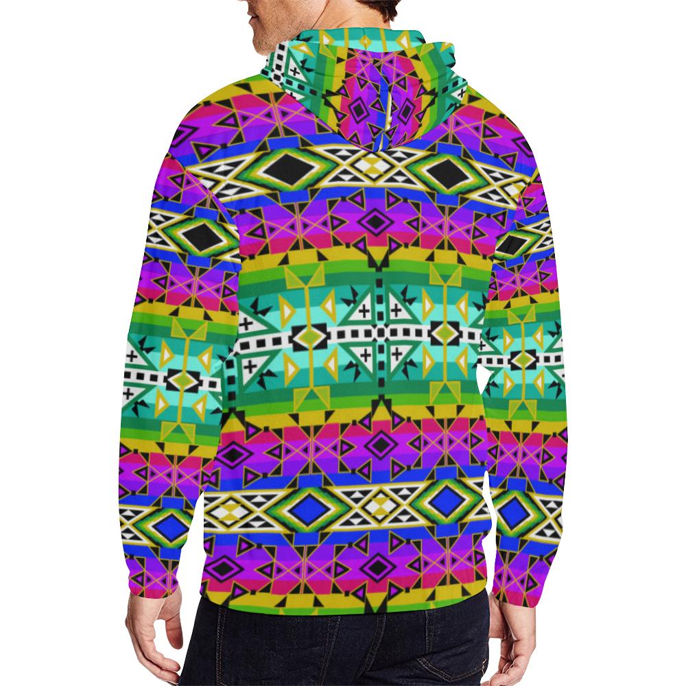 After the Northwest Rain All Over Print Full Zip Hoodie for Men (Model H14) All Over Print Full Zip Hoodie for Men (H14) e-joyer