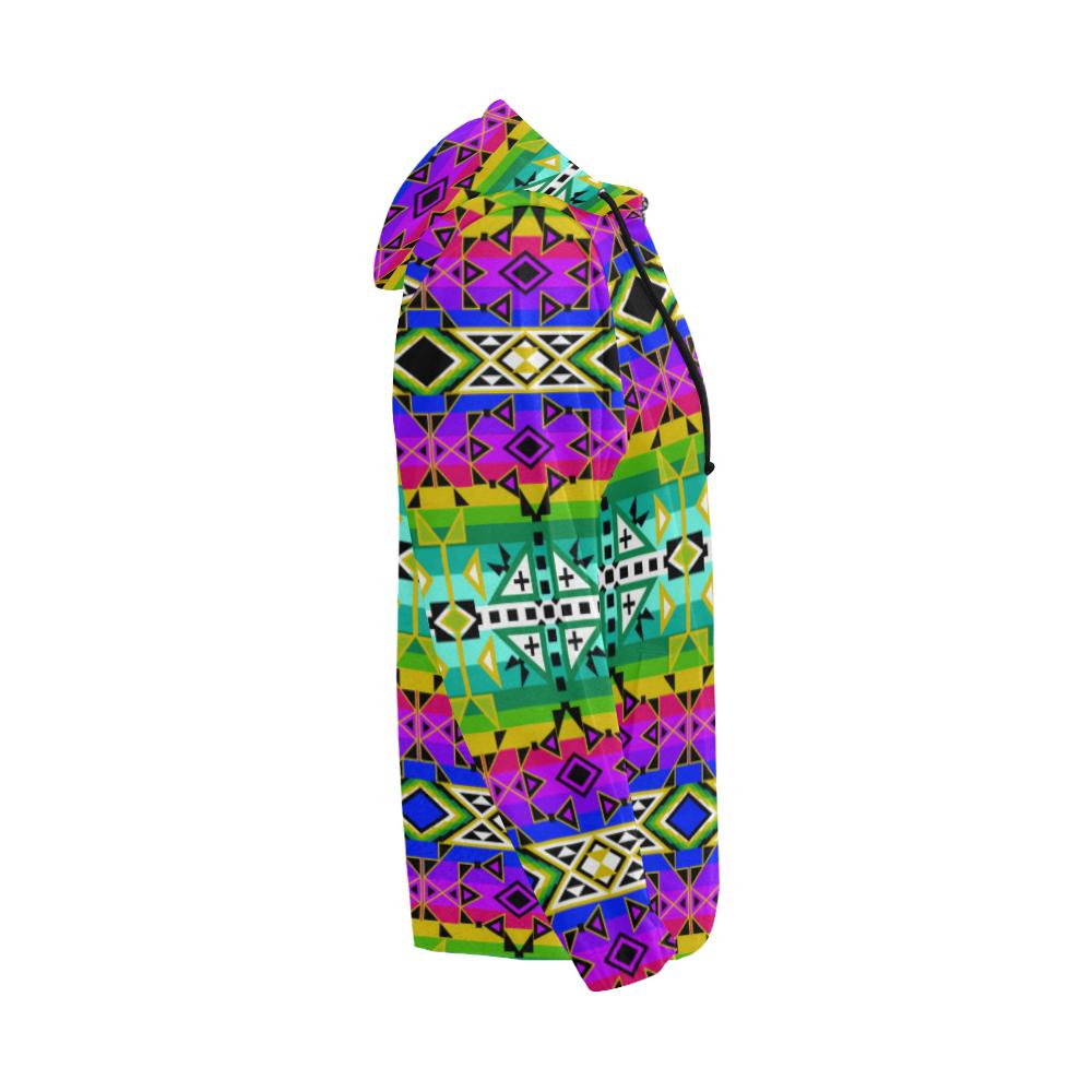 After the Northwest Rain All Over Print Full Zip Hoodie for Men (Model H14) All Over Print Full Zip Hoodie for Men (H14) e-joyer
