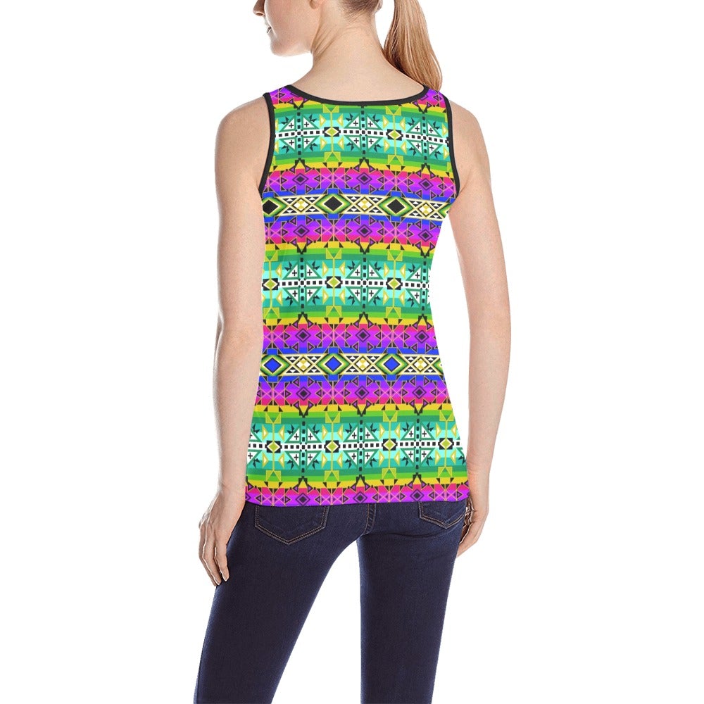 After the Northwest Rain All Over Print Tank Top for Women (Model T43) All Over Print Tank Top for Women (T43) e-joyer