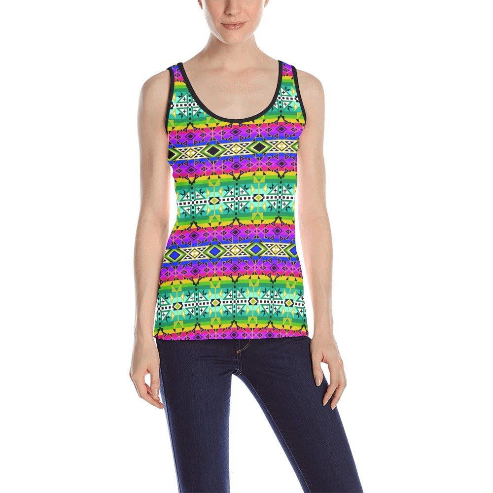 After the Northwest Rain All Over Print Tank Top for Women (Model T43) All Over Print Tank Top for Women (T43) e-joyer