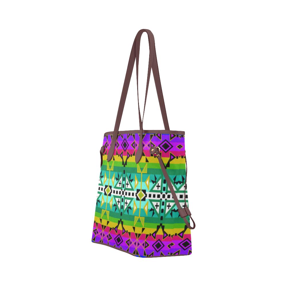 After the Northwest Rain Clover Canvas Tote Bag (Model 1661) Clover Canvas Tote Bag (1661) e-joyer