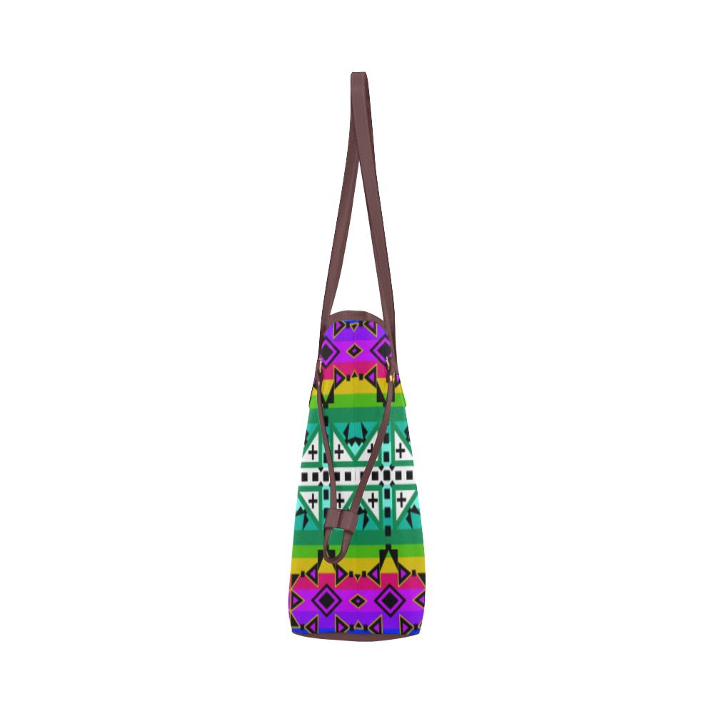 After the Northwest Rain Clover Canvas Tote Bag (Model 1661) Clover Canvas Tote Bag (1661) e-joyer