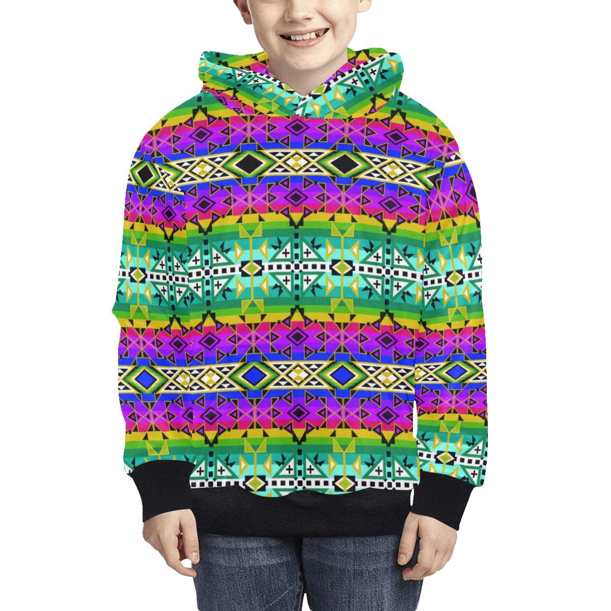 After the Northwest Rain Kids' All Over Print Hoodie (Model H38) Kids' AOP Hoodie (H38) e-joyer