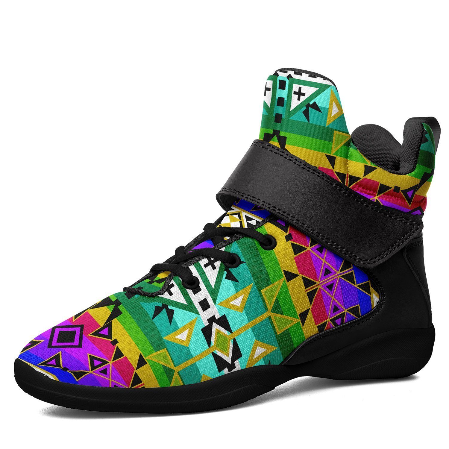 After the Northwest Rain Kid's Ipottaa Basketball / Sport High Top Shoes 49 Dzine US Child 12.5 / EUR 30 Black Sole with Black Strap