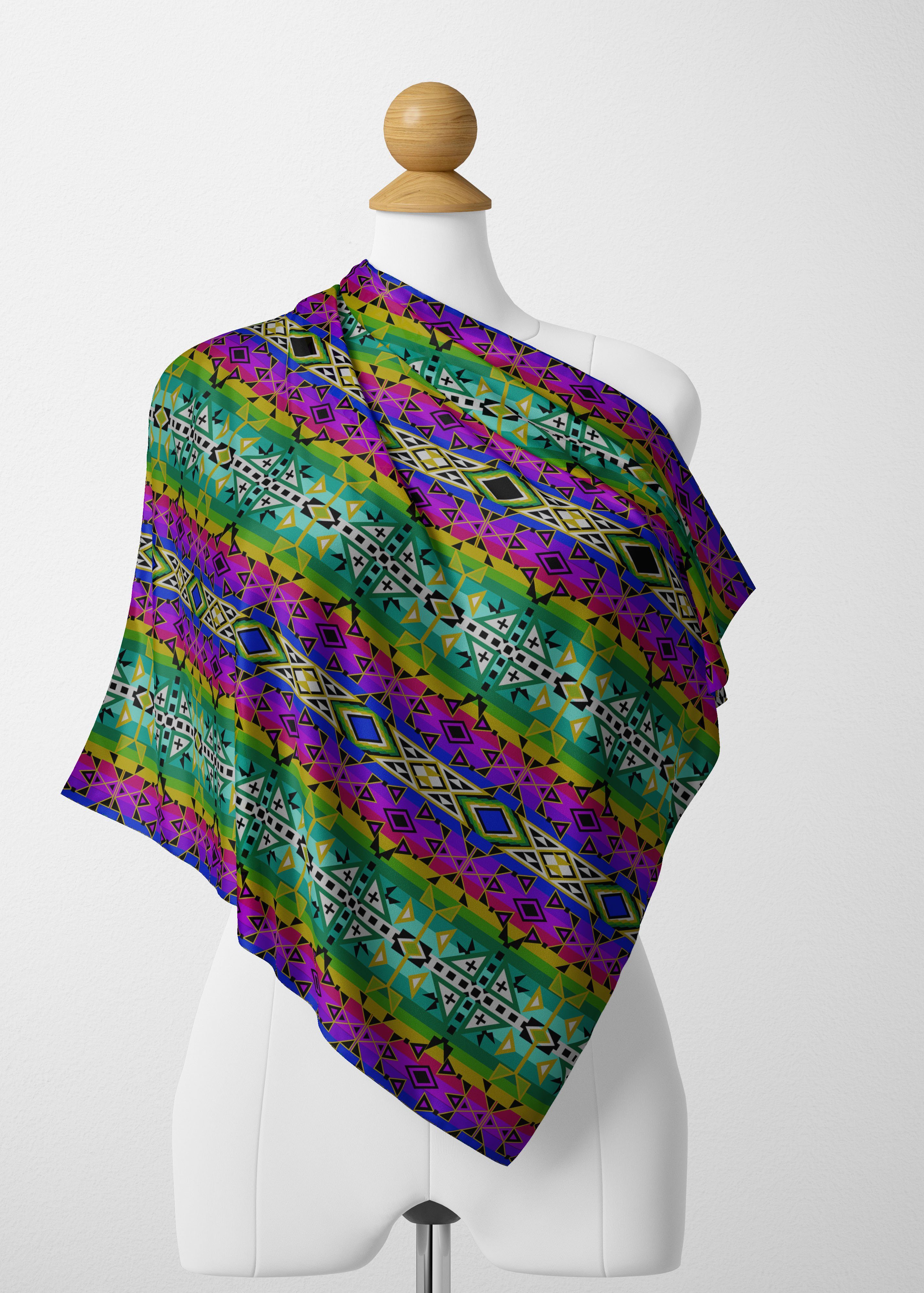 After the Northwest Rain Satin Shawl Scarf 49 Dzine
