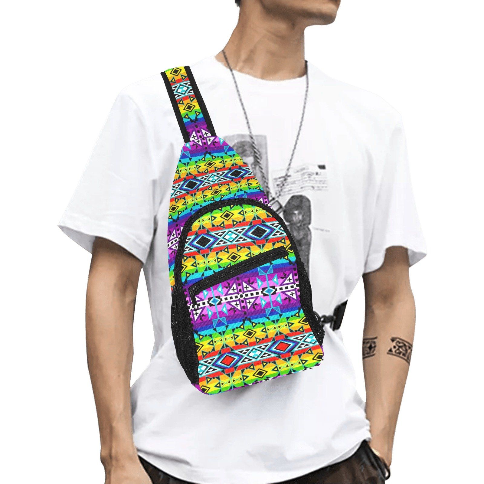 After the Rain All Over Print Chest Bag (Model 1719) All Over Print Chest Bag (1719) e-joyer