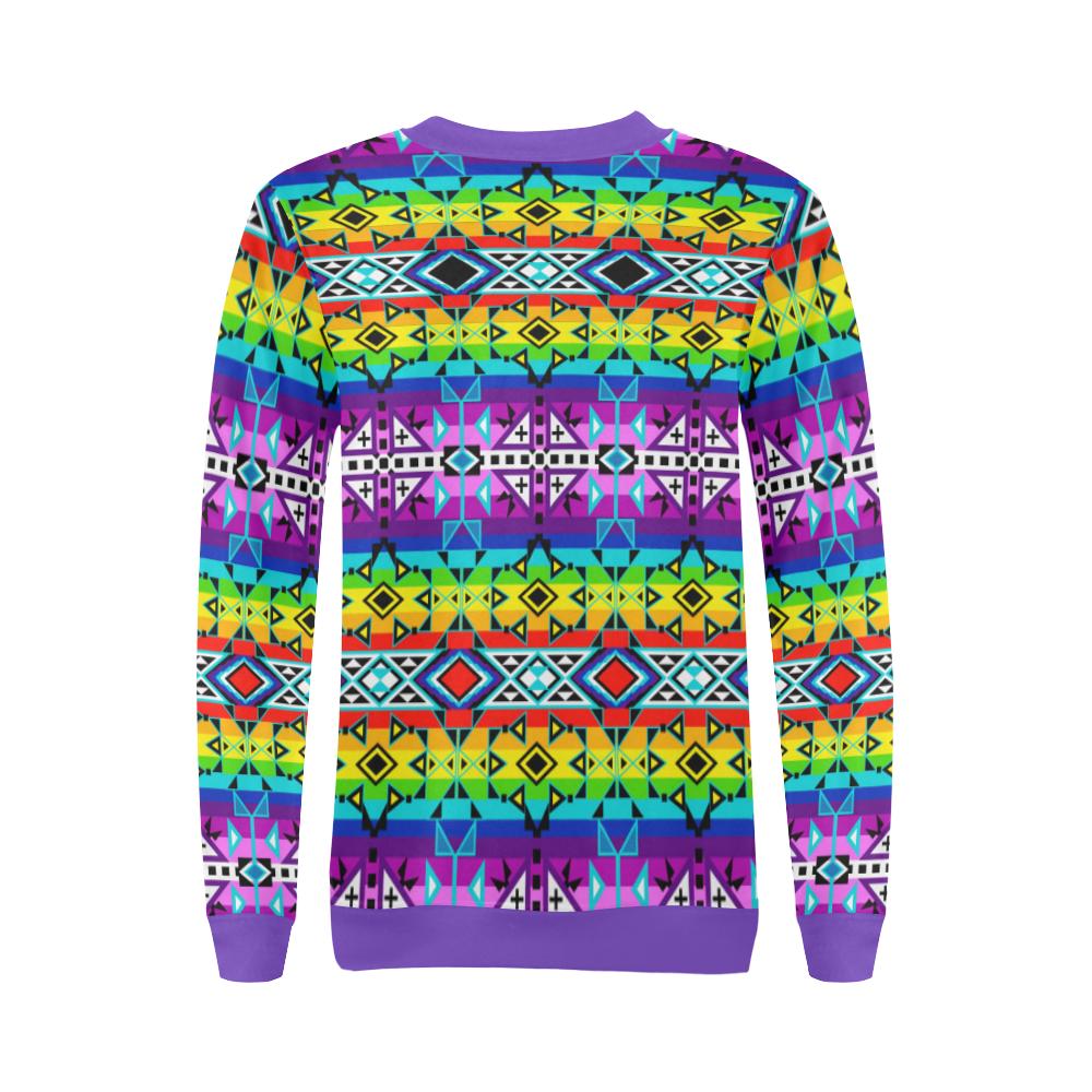 After the Rain All Over Print Crewneck Sweatshirt for Women (Model H18) Crewneck Sweatshirt for Women (H18) e-joyer