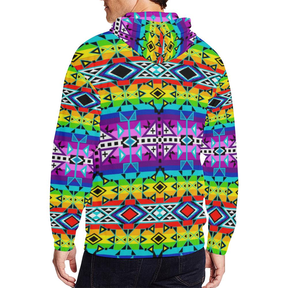 After the Rain All Over Print Full Zip Hoodie for Men (Model H14) All Over Print Full Zip Hoodie for Men (H14) e-joyer